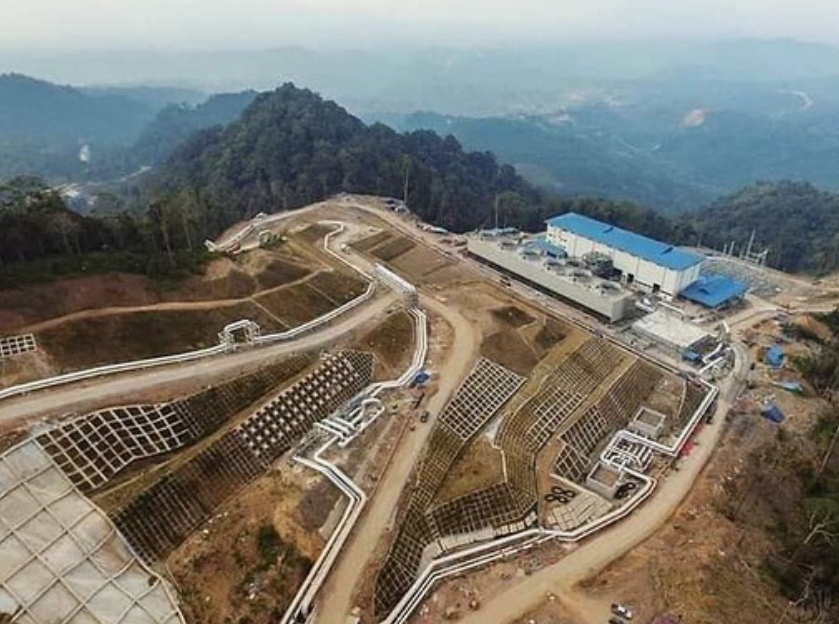 印度尼西亚55 MW Lumut Balai地热发电并网发电